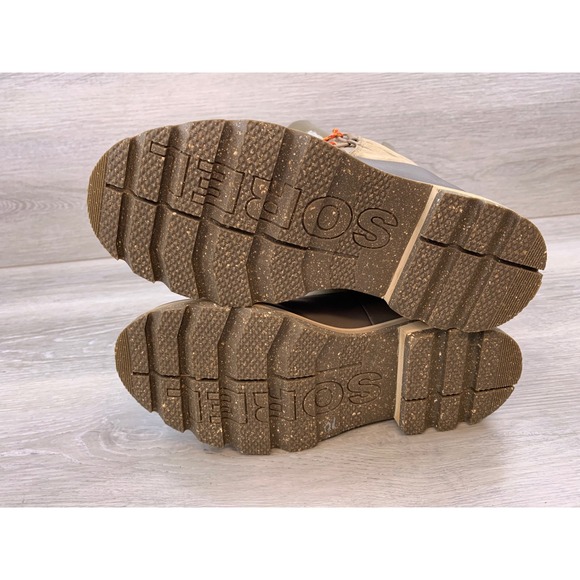 Sorel Lennox Women's Boots Lace Waterproof 8 Brown Suede Leather Shoes - Picture 6 of 11